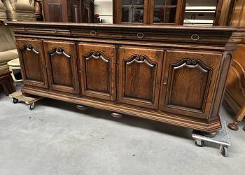 Masywna duża dębowa komoda 290cm- rozbieralna