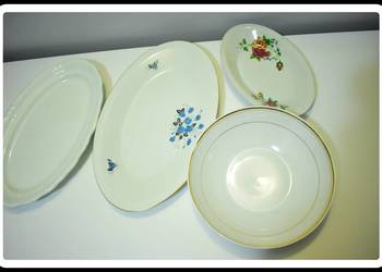 CHODZIEŻ zestaw porcelany półmiski 3 sztuki
