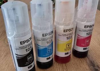 Nowy! Tusz 103 do EPSON, komplet 4 szt, oryginał! Ważność 09.2029 r.