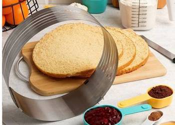 obręcz do cięcia biszkoptu regulowana 24-26 cm