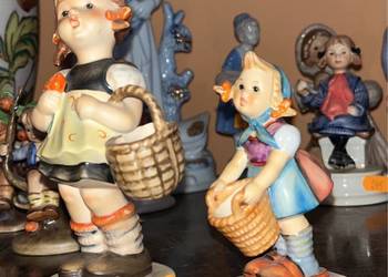 Dziewczynka, duża, z koszyczkiem.  Figurka Goebel. Western G Dziewczynka, duża, z koszyczkiem.  Figurka Goebel. Western G