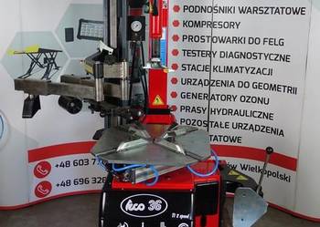 Włoska montażownica do opon z przystawką Teco 36 Special + UPH 28, dostawa