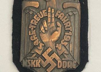 Odznaka NSKK Saar - Treue Fahrt 1934 DDAC Odznaka NSKK Saar - Treue Fahrt 1934 DDAC