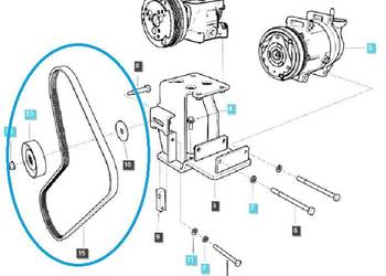 Pasek klinowy 4PK1300 / LS Trakctor / 40326674
