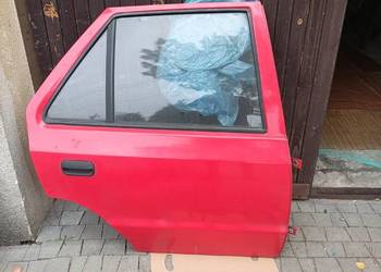 Skoda Felicia drzwi czerwień rajdowa