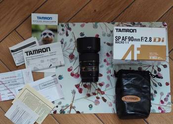 Obiektyw Tamron sp 90 mm f 2.8 di macro Nikon Obiektyw Tamron sp 90 mm f 2.8 di macro Nikon
