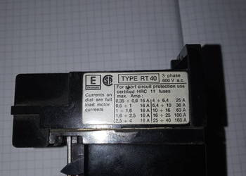 Styczniki RT 40 3 fazowe.