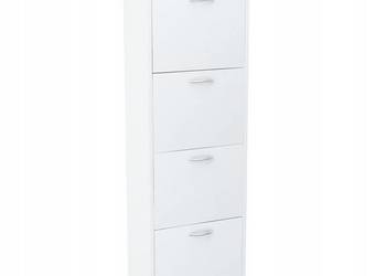 Szafka na buty 4K, Półka, Komoda, Biała