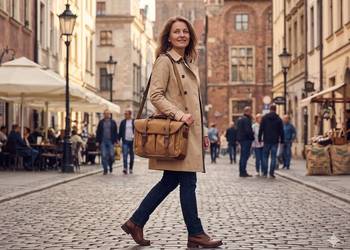 Torba Billingham 445 – stan bardzo dobry, kolor khaki