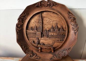 Rzeźbione talerz 3D Wenecja