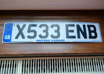 Tablica rejestracyjna GB