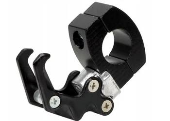 OBEJMA NA KIEROWNICE HACZYK UCHWYT WIESZAK 22MM KOLOR CZARNY