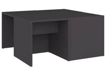 vidaXL Stoliki kawowe, 4 szt., szare, 33x33x33 cm(806815)