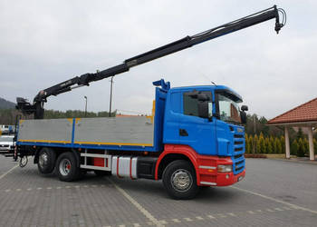 Scania R 400 LB 6x2 HDS Budowlanka Widły Oś Skrętna Super Stan