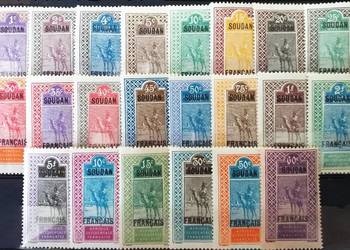 SUDAN FRANCUSKI 1921-1926 - kompletna seria,Gratis wysyłka!