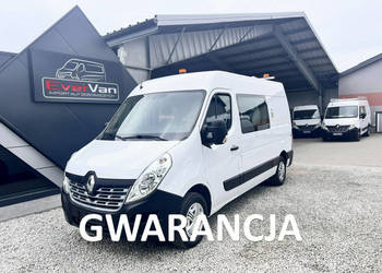 Renault Master średniak 7 osobowy L2H2 brygadówka doka 130KM