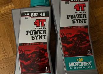 Nowy olej Mototex 5W40 2L Power Synt