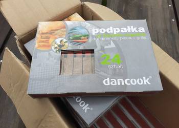 Podpałka w formie zapałek do kominka, pieca i grilla