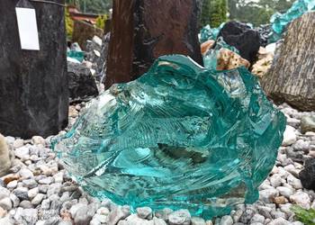 Bryły Szklane Kamień Szklany Kora Kamienna Biała Marianna Granitowy szkło