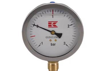 Manometr glicerynowy 100 mm przyłącze dolne 1/2" do Joskin, Pichon