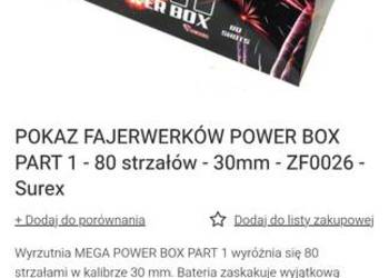 Odsprzedam fajerwerki dwie duże wyrzutnie.