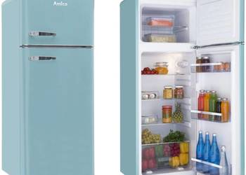 LODÓWKA KGC15632T AMICA WOLNOSTOJĄCA Z ZAMRAŻALNIKIEM NA GÓRZE