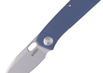Nóż składany Kubey Hyde Denim Blue G10, Sand Blasted 14C28N by Colin Maiso…