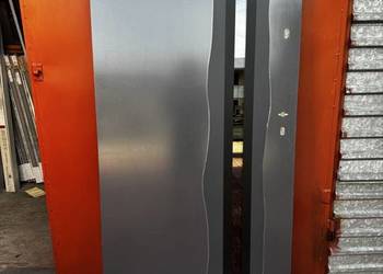 drzwi wejściowe metalowe zewnętrzne Notic Asti  90 L/P antracyt 55 mm