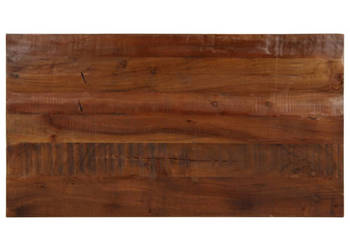 Blat stołu 100x70x25 cm prostokątny lite drewno z odzysku WM-371206