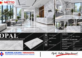 gres 60/120 opal grey poler-błyszczący gat.1 Ceramika Netto