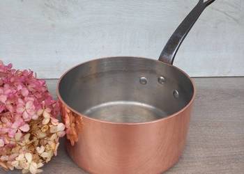 Profesjonalny miedziany rondel poj. 3 litry - grube dno 3mm - sygnowany