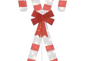 vidaXL Dekoracja świąteczna laska cukrowa, 50 ciepłych białych (SKU:4019484