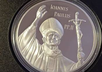 CANADA 2005 - 10 dolarów w srebrze, proof PP - PAPIEŻ JAN PAWEŁ II
