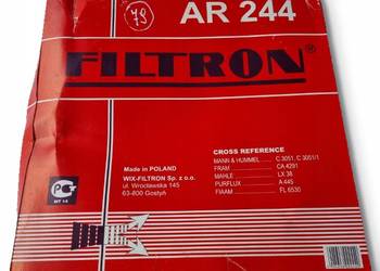 FILTR POWIETRZA Filtron AR 244 AR244 Renault 18 Fuego 1.4 1.6 B Volvo 340