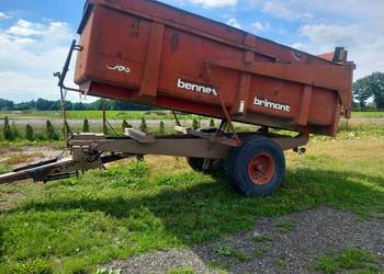 Przyczepa skorupowa 10t Brimont- własna hydraulika