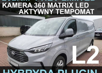 Ford Transit Custom PHEV 232KM Hybryda Plug-in Limited Kamera 360 Matrix L…