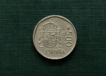 Hiszpania 500 peset, 1989r Hiszpania 500 peset, 1989r