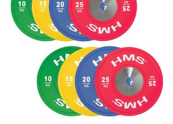 Obciążenie HMS 140kg + gryf olimpijski