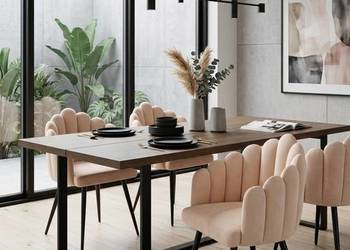 Krzesło Tapicerowane Aldo Beżowe, Wysyłka 24H, Dostawa 0zł!