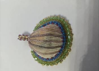 Muszla,wisior 3D,beading