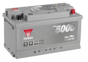 Akumulator Yuasa Silver 12V 85Ah 800A Prawy Plus