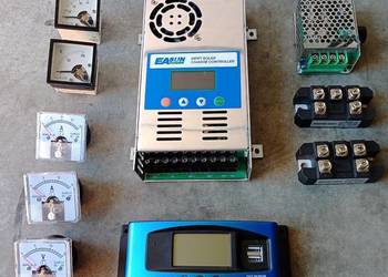 Regulator turbiny MPPT mostek prostownik solar woltomierz amperomierz