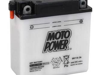 Akumulator motocyklowy Moto Power 6N11A-3A 6V 11Ah 65A