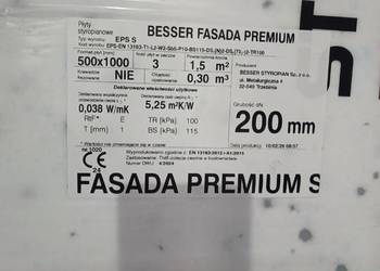 Styropian fasada 20cm 0.038