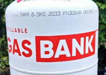 Butla Gazowa 11kg Tankowanie GasBank Pełną Gazu Butla Gazowa 11kg Tankowanie GasBank Pełną Gazu