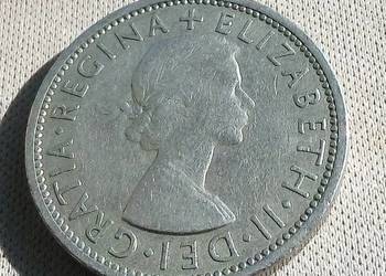 WIELKA BRYTANIA-TWO SHILLINGS-1966 r