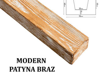 Belka Modern 9x6 cm Patyna Brąz