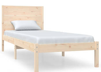 Rama łóżka bez materaca lite drewno sosnowe 100x200 cm WM-3104143