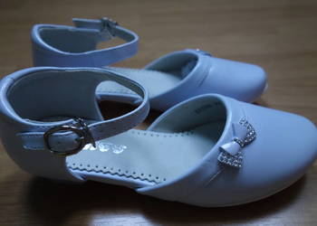 Nowe komunijne pantofelki baleriny 33 wkładka ok.20,7cm miękkie