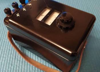 Induktorowy miernik rezystancji uziemień z okresu PRL - IMU Induktorowy miernik rezystancji uziemień z okresu PRL - IMU